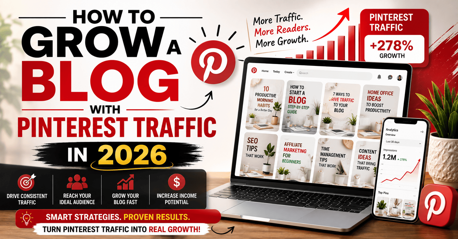 How to Grow a Blog with Pinterest Traffic in 2026